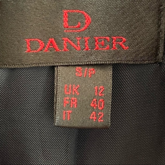 Vintage Danier Brown Leather Blazer Trench Jacket Buttery Soft - Picture 11 of 14